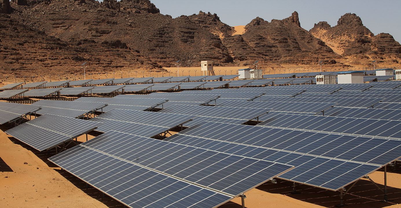 Centrale photovoltaïque de Sonelgaz en Algérie