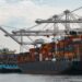 Conteneurs maritimes sur un navire, illustration des échanges commerciaux internationaux